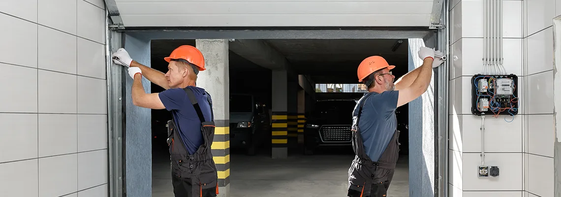 Wooden Garage Door Frame Repair in Town n Country, Florida